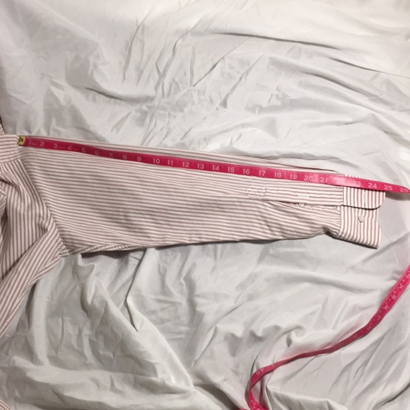 Ermenegildo Zegna- Pink &White Striped Button Down - Picture 5 of 7